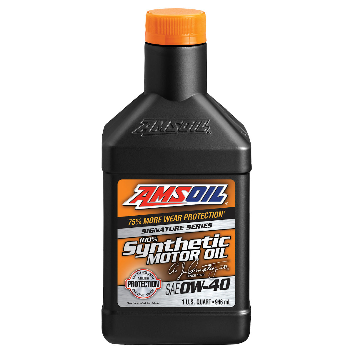AMSOIL Signature Series 0W-40 100% Synthetic Motor Oil - 946ml