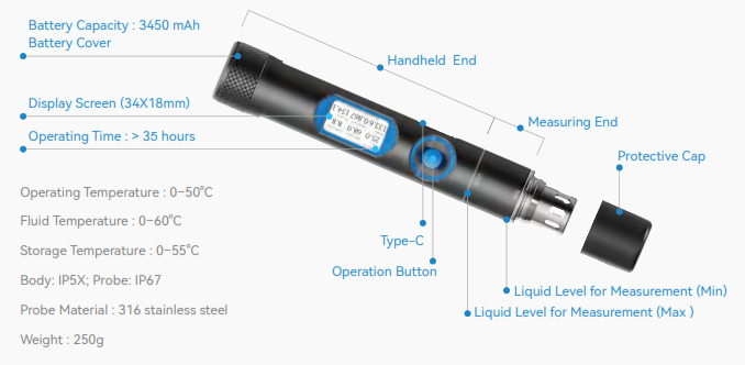 Yateks Viscopen RapidX Diesel Fuel and Oil Tester