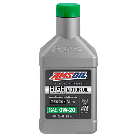AMSOIL 0W-20 100% Synthetic High-Mileage Motor Oil - 946ml