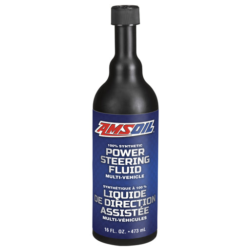 AMSOIL 100% Synthetic Multi-Vehicle Power Steering Fluid - 473ml
