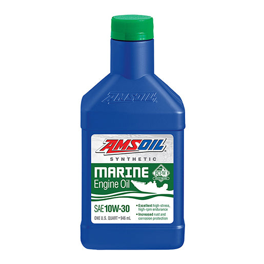AMSOIL 10W-30 100% Synthetic Marine Engine Oil - 946ml