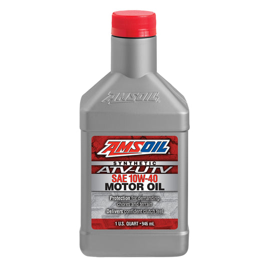 AMSOIL 10W-40 100% Synthetic ATV/UTV Motor Oil - 946ml