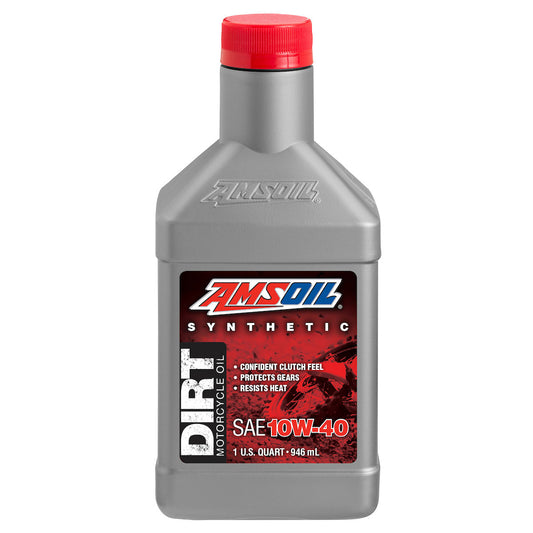 AMSOIL 10W-40 100% Synthetic Dirt Bike Oil - 946ml