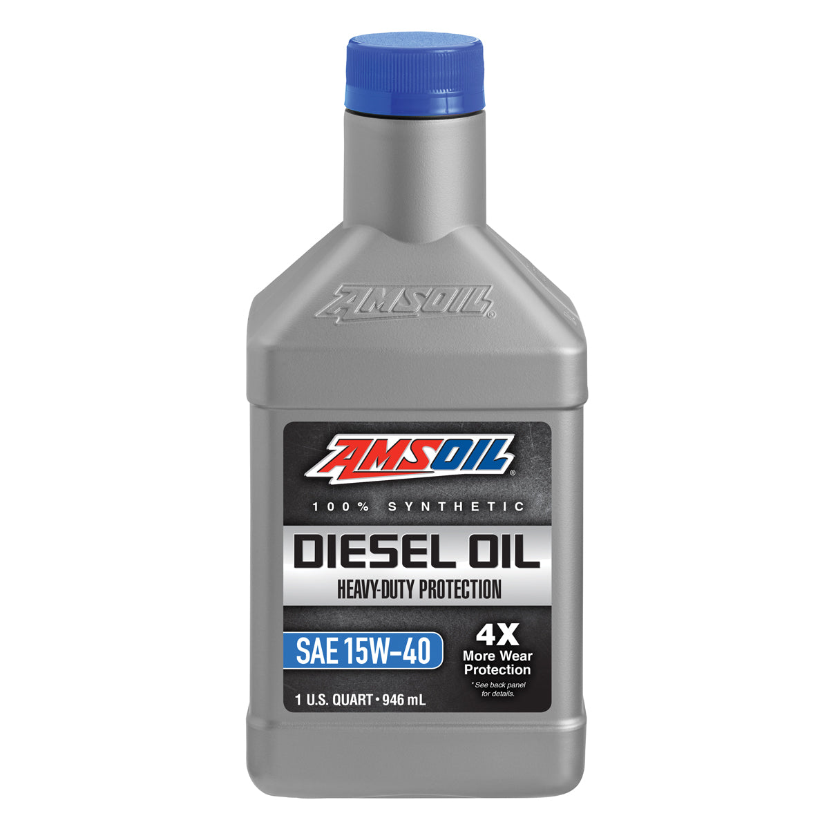 AMSOIL 15W-40 Heavy-Duty 100% Synthetic Diesel Oil - 946ml