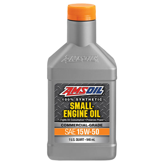 AMSOIL 15W-50 100% Synthetic Small-Engine Oil - 946ml
