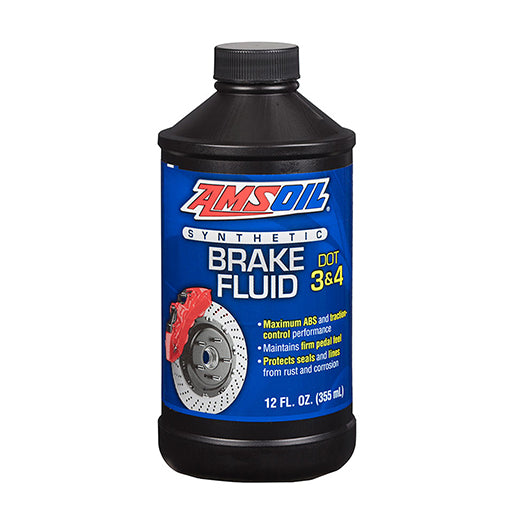 AMSOIL DOT 3 and DOT 4 100% Synthetic Brake Fluid - 355ml