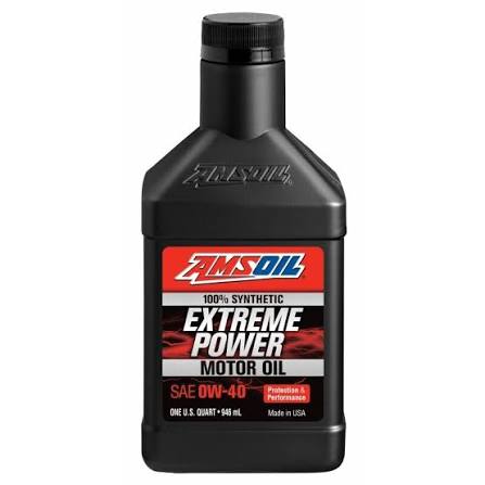 AMSOIL Extreme Power  0W-40 100% Synthetic Motor Oil - 946ml