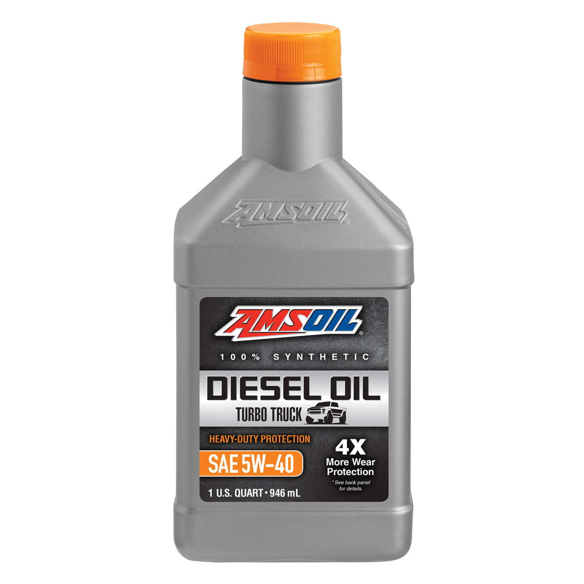 AMSOIL 5W-40 Heavy-Duty 100% Synthetic Diesel Oil - 946ml