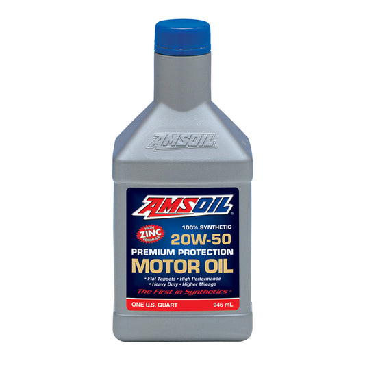 AMSOIL Premium Protection 20W-50 100% Synthetic Motor Oil - 946ml