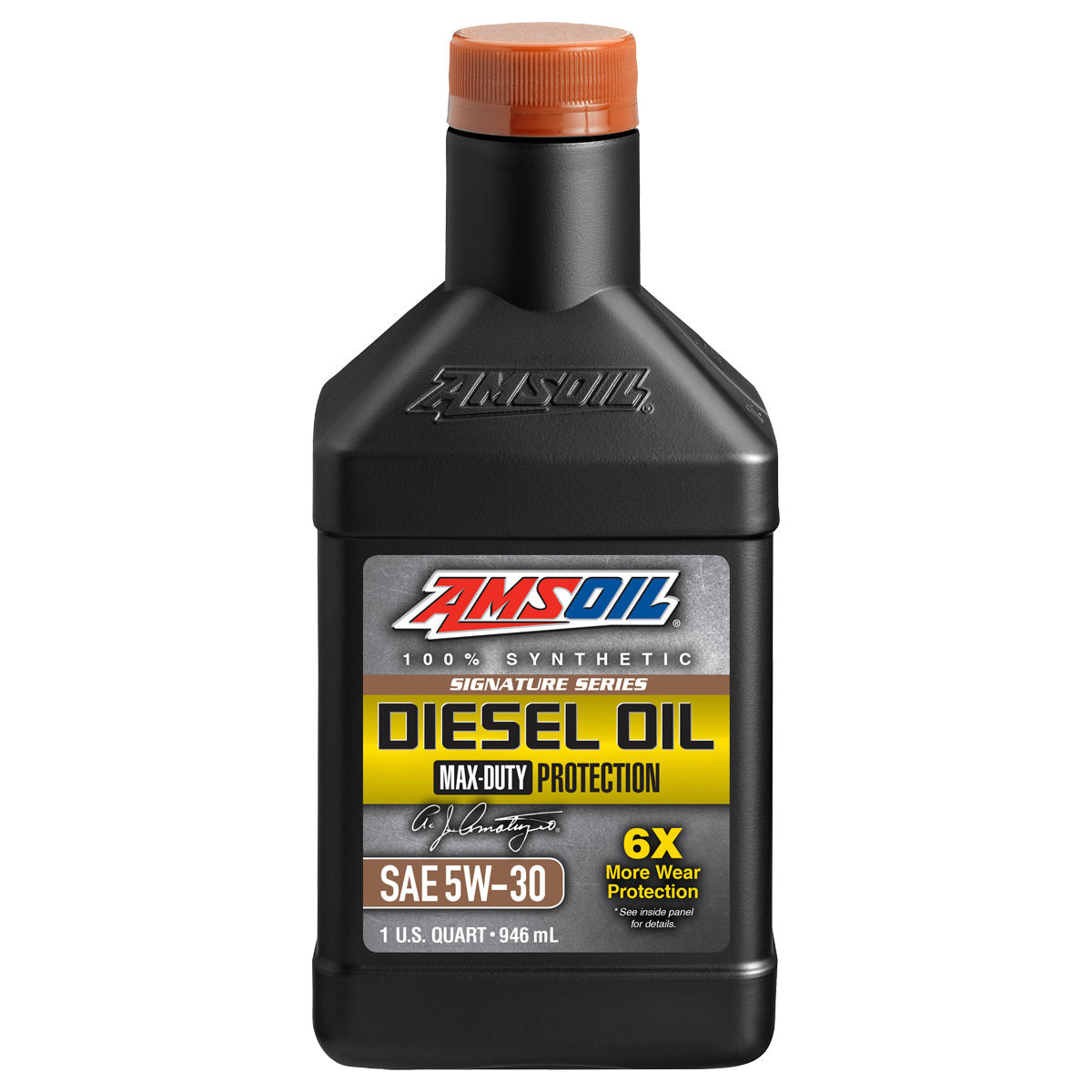 AMSOIL Signature Series 5W-30 100% Synthetic Max-Duty Diesel Oil - 946ml