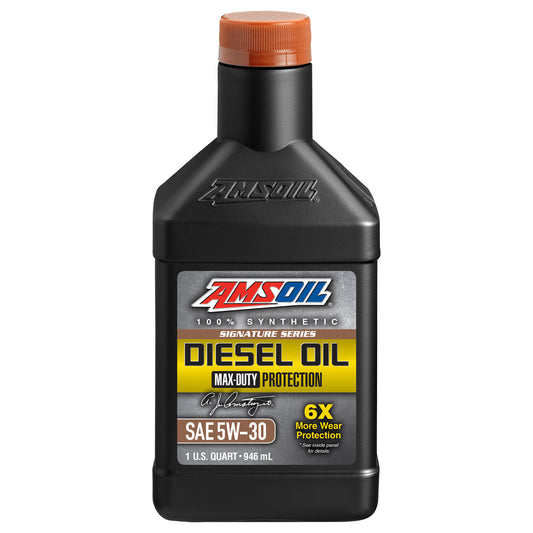 AMSOIL Signature Series 5W-30 100% Synthetic Max-Duty Diesel Oil - 946ml
