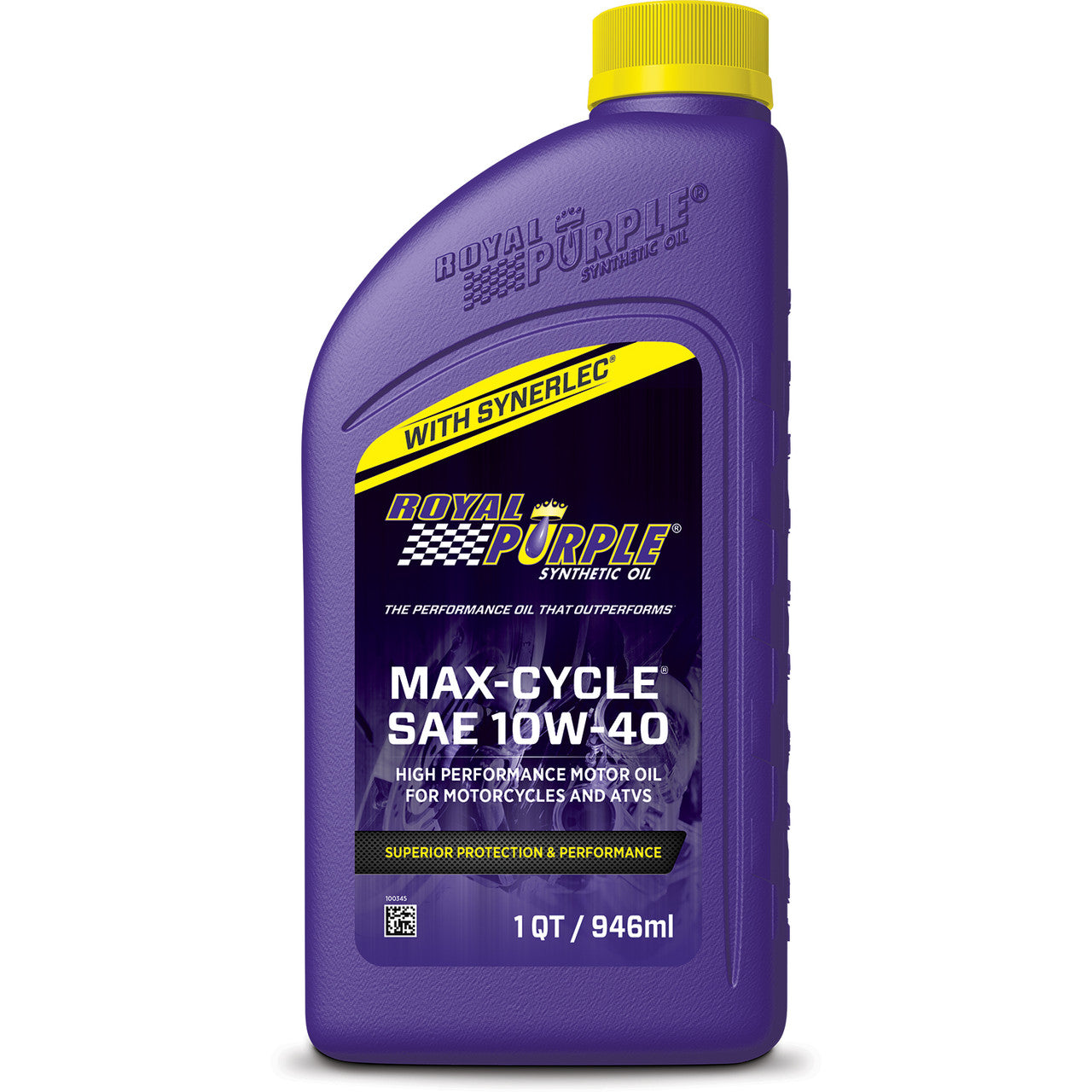 Royal Purple Max-Cycle 10W-40 Synthetic Motorcycle Oil - 946ml