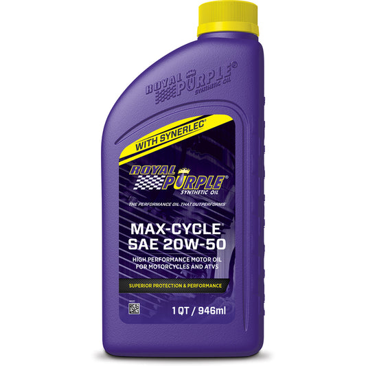 Royal Purple Max-Cycle 20W-50 Synthetic Motorcycle Oil - 946ml