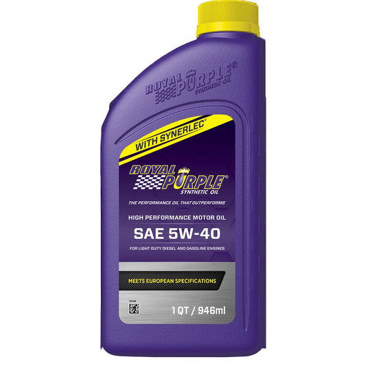 Royal Purple SAE 5W-40 High Performance Synthetic Motor Oil - 946ml